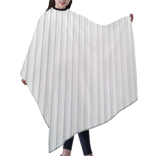 Personality  White Backgrounds Ribbed Metal Hair Cutting Cape