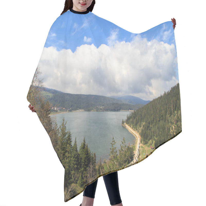 Personality  Mountain With Lake View Hair Cutting Cape