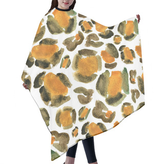 Personality  Leopard Pattern Hair Cutting Cape