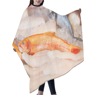 Personality  Seafood Lying In Cabinet Hair Cutting Cape