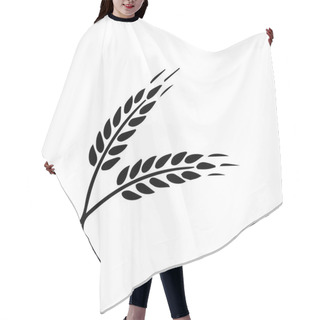 Personality  Wheat Wreaths And Grain Spikes Set Icons Hair Cutting Cape