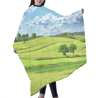 Personality  Grass Field Hair Cutting Cape