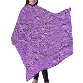 Personality  Purple Paint Wall Background Texture For Spooky Halloween Or Mardi Gras Hair Cutting Cape