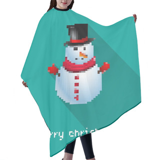 Personality  Merry Christmas Poster Hair Cutting Cape
