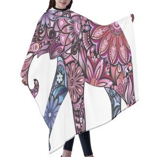 Personality  The Cheerful Elephant. Hair Cutting Cape