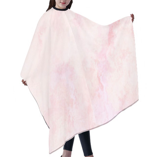 Personality  Elegant Pale Pink Marbled Background With Watercolor Stains And Vintage Faint In Elegant Solid Pink Website Or Textured Paper Design, Valentine's Day Background Hair Cutting Cape