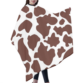 Personality  Seamless Cow Pattern. Cow Background, Cow Skin Pattern, Animal Hide Hair Cutting Cape