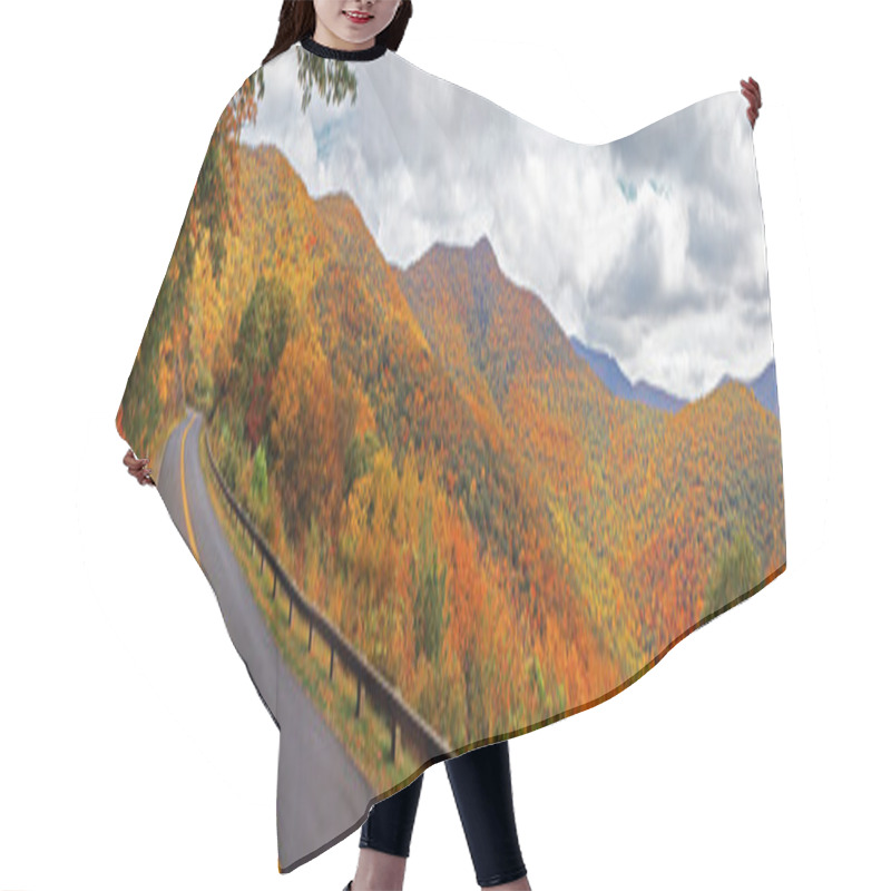 Personality  Panorama Of Blue Ridge Parkway In Autumn Hair Cutting Cape