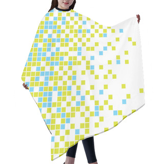 Personality  Pixel Background Hair Cutting Cape