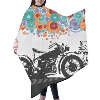 Personality  Urban Abstract Circles Hair Cutting Cape