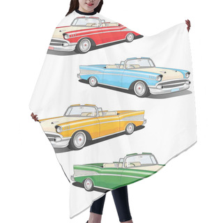 Customizable  Roadsters Old Vintage Hair Cutting Cape