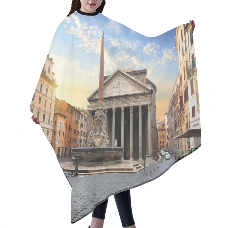 Personalise  Pantheon Fountain In Rome Hair Cutting Cape