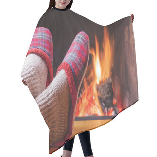 Customizable  Cozy Socks And Slippers Hair Cutting Cape