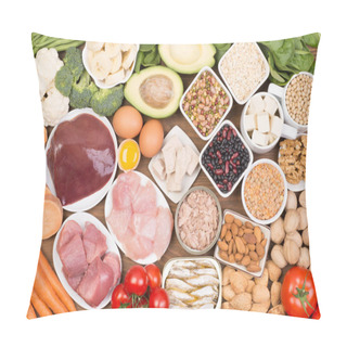 Personality  Biotin Food Sources, Top View Pillow Covers