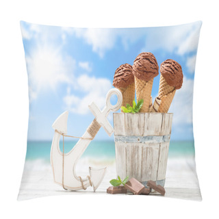 Personality  Chocolate Icecreams Pillow Covers