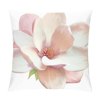 Personality  Spring Beautiful Magnolia Flower   Pillow Covers