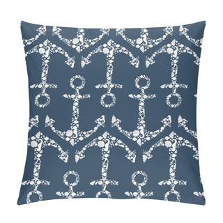 Personality  Anchors Seamless Pattern Pillow Covers