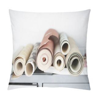 Personality  Rolls Of Wallpaper Pillow Covers