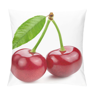 Personality  Cherry Leaf Isolated Pillow Covers