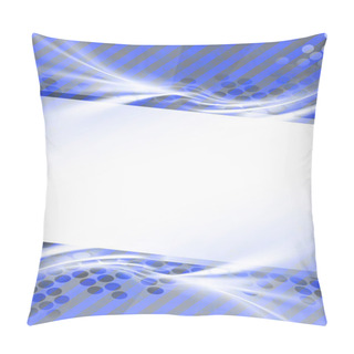 Personality  Abstract Blue Layout Pillow Covers
