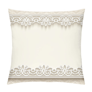 Personality  Paper Lace Background Pillow Covers