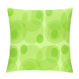 Personality  Background Ovals. Abstract Attractive Bokeh. Green Circles Background. Geometric Shapes Background. Pillow Covers