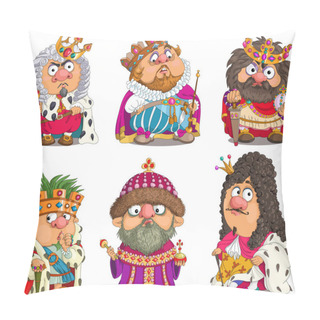 Personality  Vector Cartoon Kings Pillow Covers
