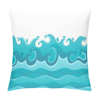 Personality  Waves Theme Image 6 Pillow Covers