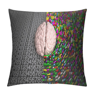 Personality  Left Brain & Right Brain Pillow Covers