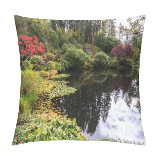 Personality  Butchart Gardens On Vancouver Island Pillow Covers
