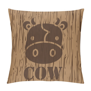 Personality  Ox And Cow Sign Pillow Covers