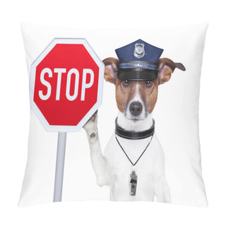 Personality  Police Dog Pillow Covers