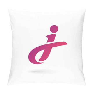 Personality  Letter J Logo Icon Design Template Elements Pillow Covers