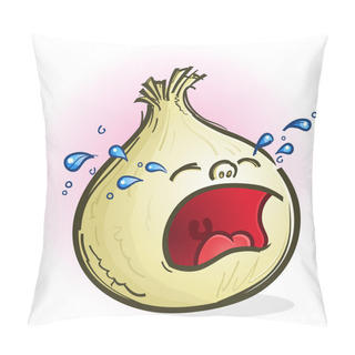 Personality  Crying Onion Cartoon Character Pillow Covers