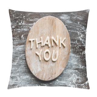 Personality  Lettering Thank You Made From Dough Pillow Covers
