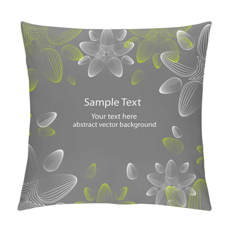 Personality  excellent seamless floral background - vector illustration pillow covers