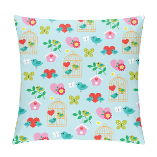 Personality  Bird Clip Art Pillow Covers