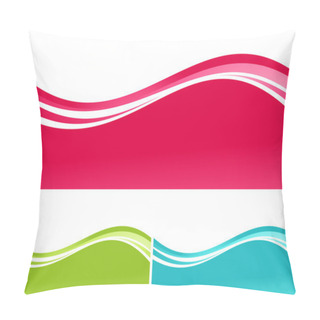 Personality  Color Wave Pillow Covers