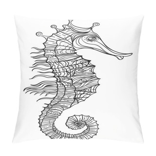 Personality  Decorative Geometric Seahorse Pillow Covers