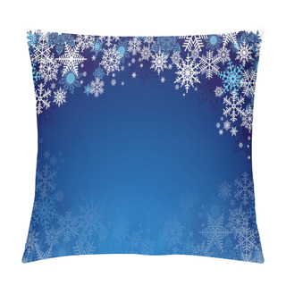 Personality  Snowflake Background  Pillow Covers