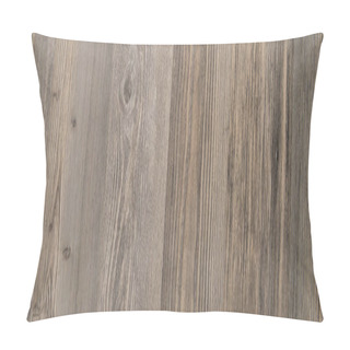 Personality  Top View Of Taupe, Wooden Textured Background, Top View, Banner Pillow Covers
