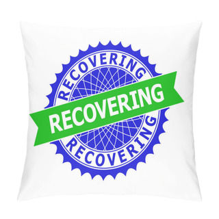 Personality  RECOVERING Bicolor Clean Rosette Template For Watermarks Pillow Covers