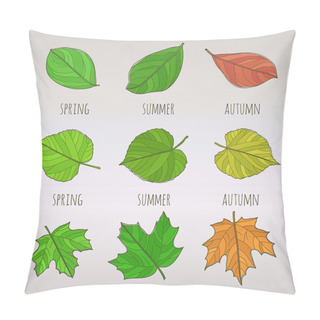 Personality  Seasonal Leaf Set Pillow Covers
