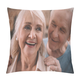 Personality  Beautiful Senior Couple   Pillow Covers