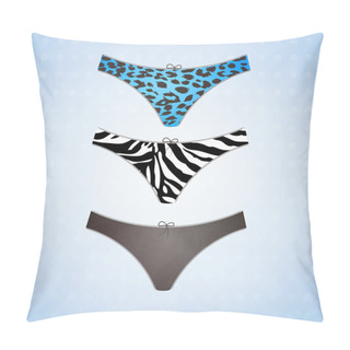 Personality  Set Of Vectot Lingerie Pillow Covers