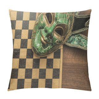 Personality  Tragicomic Carnival Mask Pillow Covers