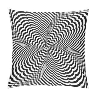 Personality  Abstract Op Art Design. Pillow Covers