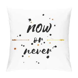 Personality  Typographical Motivational Poster  Pillow Covers
