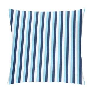Personality  Navy Blue Striped Background. Pillow Covers