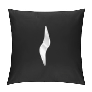 Personality  Beam Electricity Silver Plated Metallic Icon Pillow Covers